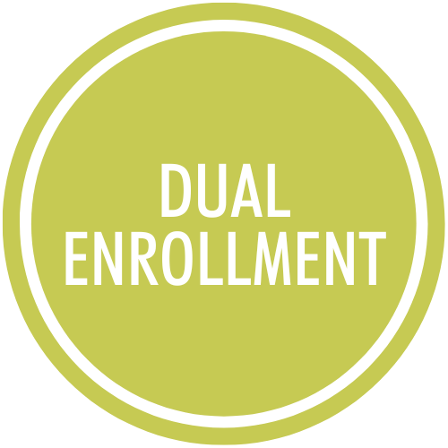 Button for Dual Enrollment information