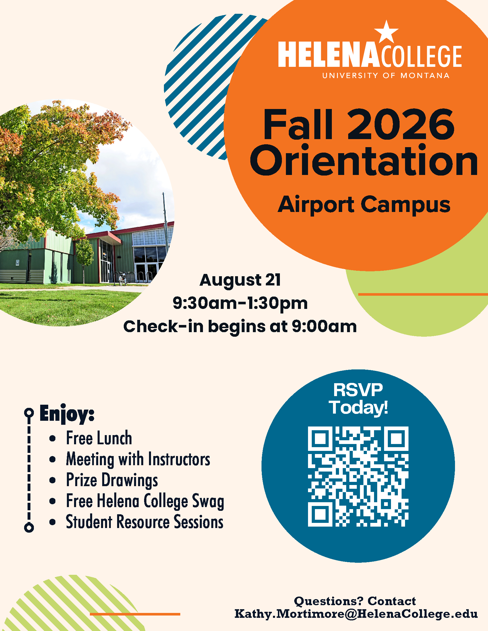 Image of orientation flyer for the airport campus