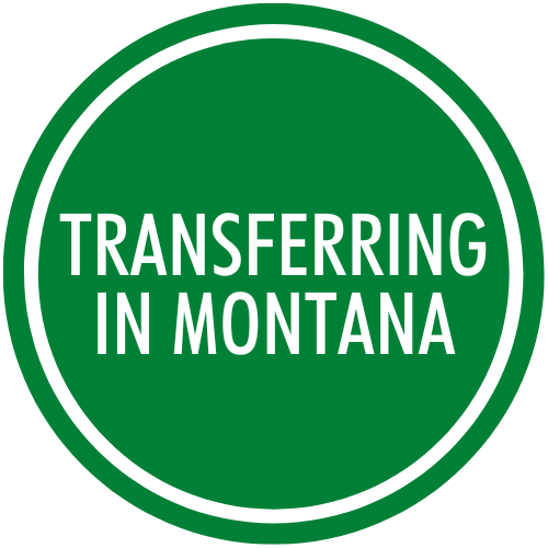 Button for transferring in montana